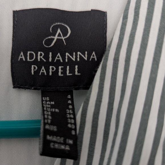 Adrianna Papell Women's Striped Summer Dress - Picture 2 of 2